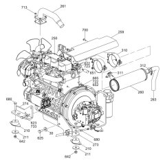 Engine Assembly for RD27 Roller