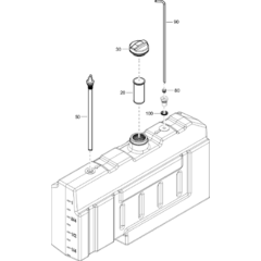 Fuel Tank Assembly for XAS 58 Kd