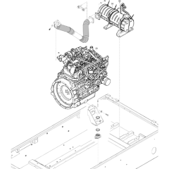 Engine Set for Atlas Copco XATS 138