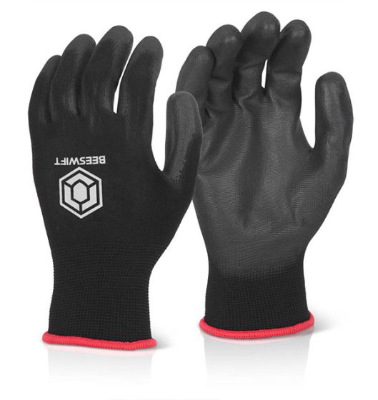 Black PU Coated Gloves