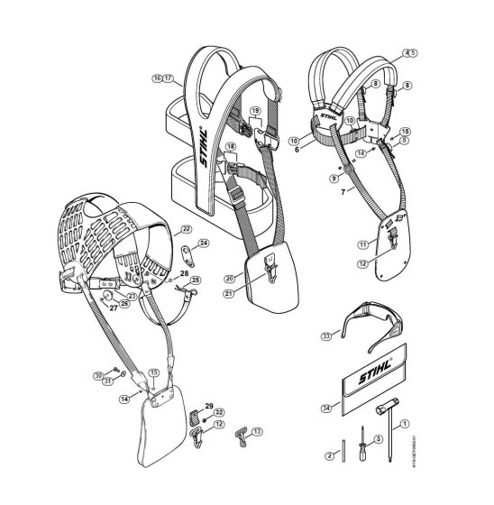 Stihl FS220 Tools & Extras