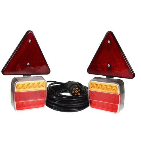 12V LED Magnetic Lighting Pod, 10M Trailer Cable - Ideal Agricultural use