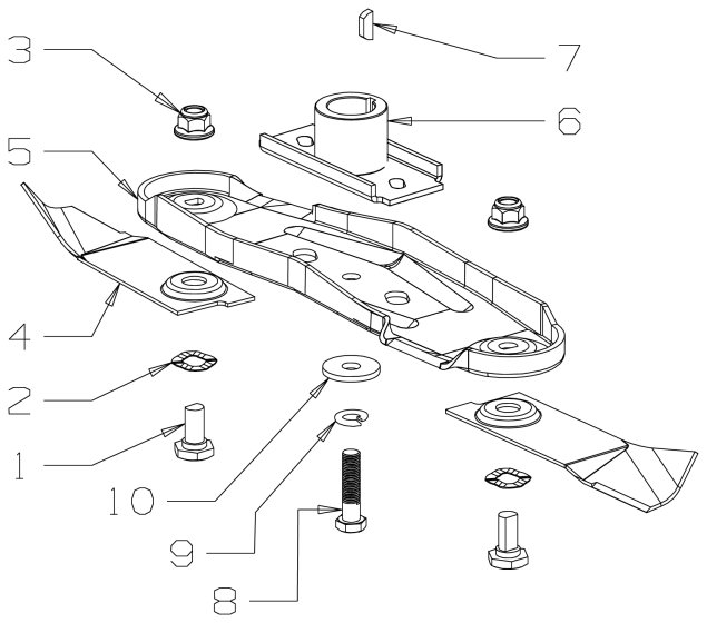 Blade Assembly for Masport 800ST