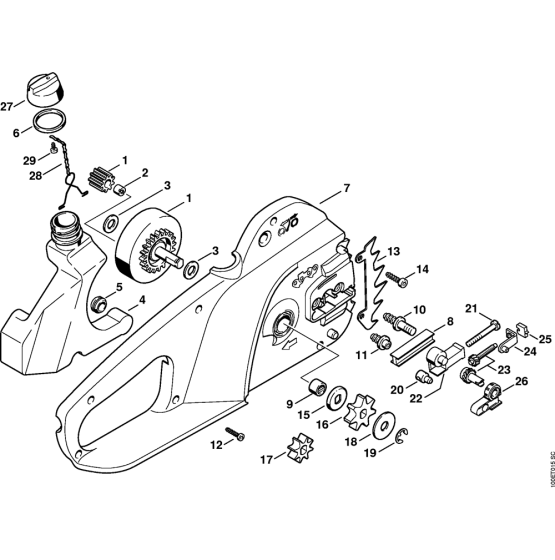 Handle Housing for Stihl Chainsaws