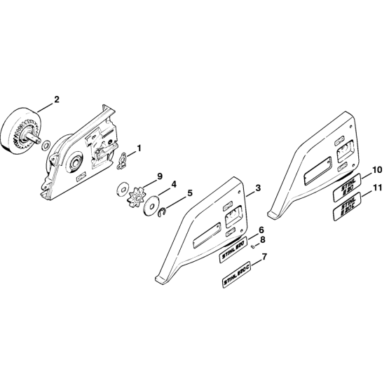 Chain Sprocket Cover for Stihl