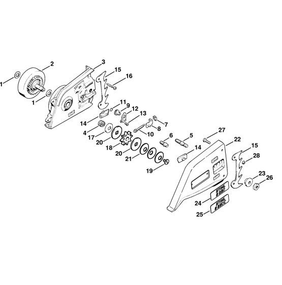 Chain Sprocket Cover for Stihl