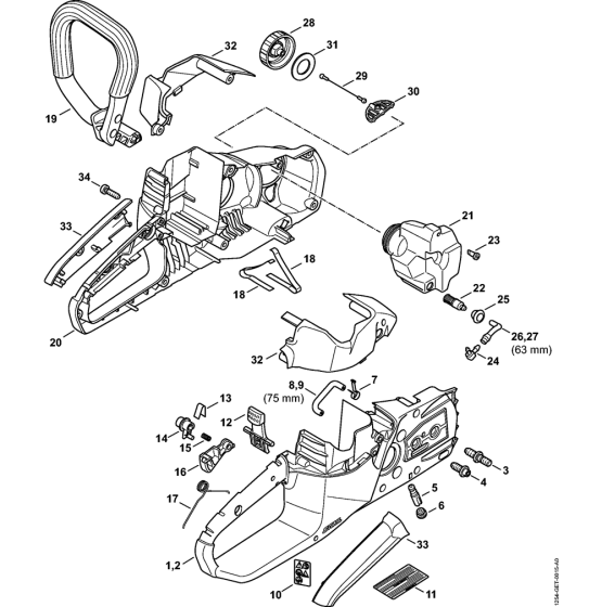 Handle Housing & Shroud