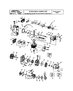 Engine Assembly For Husqvarna 32Rl Brushcutter