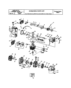Engine Assembly For Husqvarna 32Rlc Brushcutter