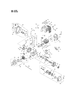 Engine Assembly For Husqvarna 443RB Brushcutters
