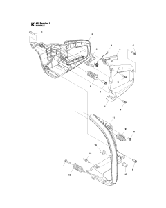 Handle Assembly for Husqvarna 455