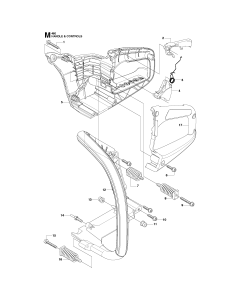 Handle & Controls for Husqvarna 461