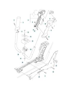 Handle for Husqvarna 536LiR Battery Brushcutter