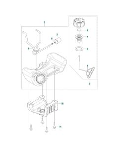 Fuel Tank Assembly for Husqvarna