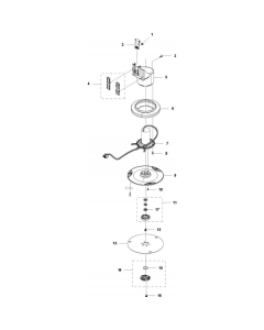 Blade Motor & Cutting Equipment Assembly for Husqvarna Automower 550H