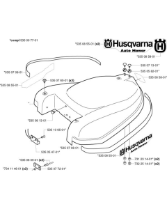 Cover Assembly for Husqvarna Automower G1 (1998-2003)