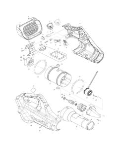 Makita DUB362 Blower Assembly
