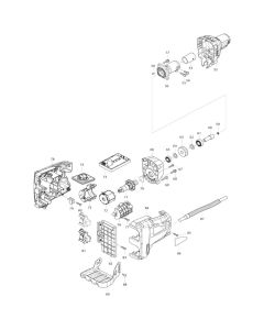 Makita DUR362L Housing Assembly