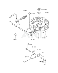 Electric Equipment for Kawasaki FC150V Engine