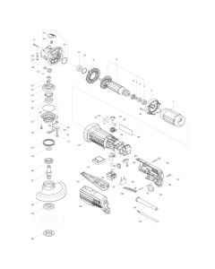 Makita GA5050R Assembly