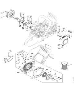 Ignition System Assy for Stihl MS 500i Chainsaw