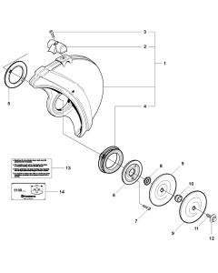 Wheels & Tires Assembly for Husqvarna K950 Disc Cutters
