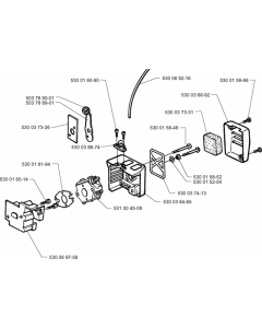 Carburetor & Air Filter Assembly for Husqvarna MONDO Edger