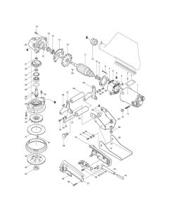 Complete Assembly for Makita PC1100 Planer