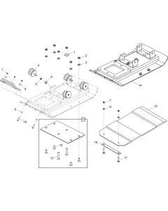 Baseplate Assembly (PCLX 32S) for Belle Forward Plate Compactor