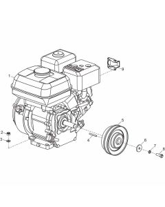 Engine & Drive Kit for Belle PCLX 32, 32S & 40 Forward Plate Compactor