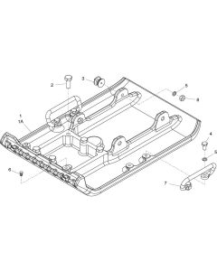Baseplate Assembly for Belle PCX 13/40E+ Forward Plate Compactor