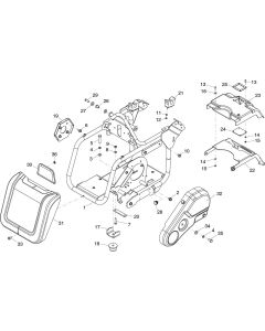 Bedplate Assembly for Belle PCX 13/40E+ Forward Plate Compactor