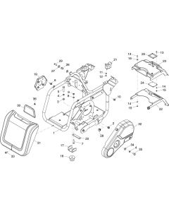 Bedplate Assembly for Belle PCX 13/40E+ Forward Plate Compactor