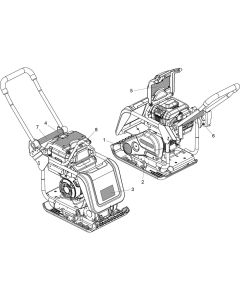 Decals for Belle PCX 13/40E+ Forward Plate Compactor