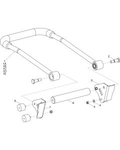 Handle Assembly for Belle PCX 13/40E+ Forward Plate Compactor