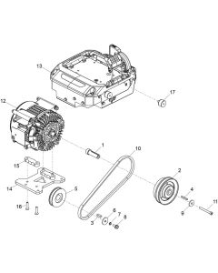 Motor & Drive Kit for Belle PCX 13/40E+ Forward Plate Compactor