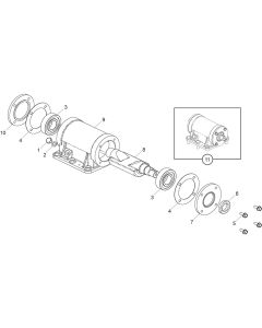 Vibrator Assembly for Belle PCX 13/40E+ Forward Plate Compactor