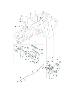 Pedal Assembly for R 200iX Mower