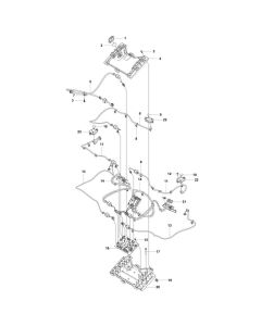 Frame, Electrical System for Husqvarna RZ-43M Robotic Mower