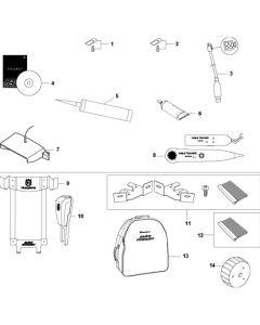 Accessories-1 Assembly for Husqvarna Automower Solar Hybrid