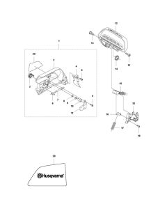 Chain Brake for Husqvarna T536Li XP