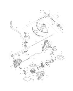 Makita UR012G Trimmer Assembly
