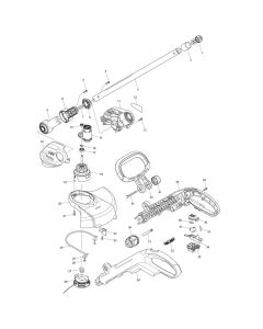 Complete Assembly for Makita UR180D Cordless Trimmer