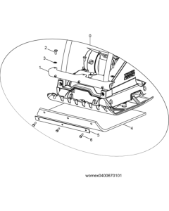 Protective Pad Kit Assembly for Wacker WPU1550A 5000630033 (Petrol) Rev. 114 Reversible Plate Compactors