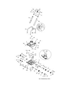 Guide Handle/Baseplate Assembly for Wacker WPU1550AW 5000630034 (Petrol) Rev. 114 Reversible Plate Compactors