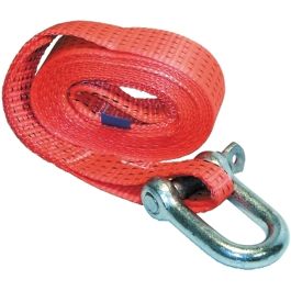 Heavy Duty 4m Tow Rope/Recovery Strap With D-Shackles - Choose 3, 5 Or 8 Ton Capacity