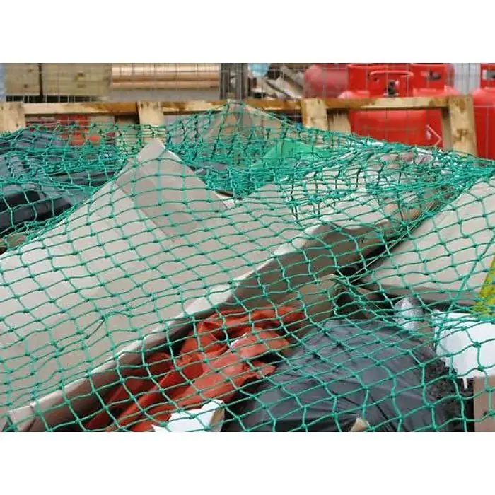 Net World Sports 8ft x 8ft skips and warehouses. Heavy Duty Skip Net The best cargo net for securing loads in trailers 
