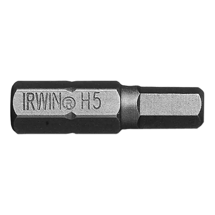 Irwin 10504349 Screwdriver Bits Hex 6.0mm 25mm 10pk 