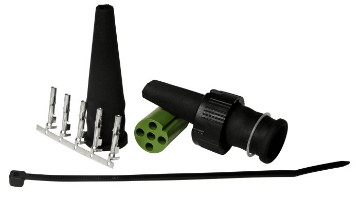 Aspock 5 Pin Female Connector Green