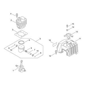 ECHO RM-4300 Engine Parts